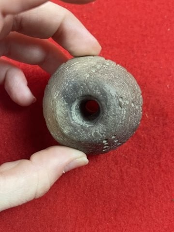 Pottery Bead Indian Artifact Arrowhead - 3