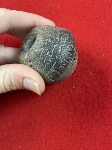 Pottery Bead Indian Artifact Arrowhead - 4