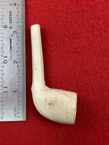 Trade Pipe Indian Artifact Arrowhead: KEY WORDS: INDIAN ARTIFACT ARTIFACTS ARROWHEAD ARROWHEADS NATIVE AMERICAN MISSISSIPPIAN QUAPAW CADDO POTTERY COINS MORGAN DOLLAR PEACE DOLLAR SILVER COINS. All coins have been Sigma tested for authent