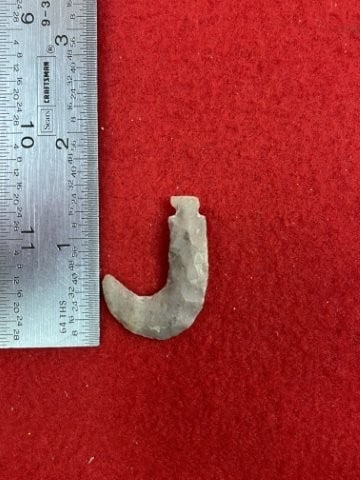 Flint Hook Indian Artifact Arrowhead (1 of 3)