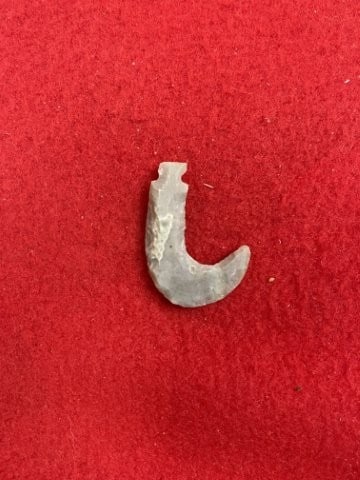 Flint Hook Indian Artifact Arrowhead - 2