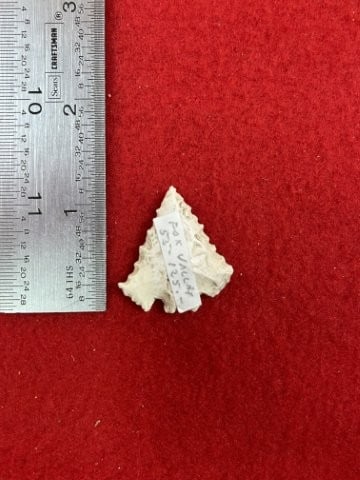 Fox Valley Indian Artifact Arrowhead: KEY WORDS: INDIAN ARTIFACT ARTIFACTS ARROWHEAD ARROWHEADS NATIVE AMERICAN MISSISSIPPIAN QUAPAW CADDO POTTERY COINS MORGAN DOLLAR PEACE DOLLAR SILVER COINS. All coins have been Sigma tested for