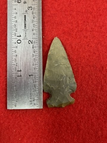 Arrow Point Indian Artifact Arrowhead: KEY WORDS: INDIAN ARTIFACT ARTIFACTS ARROWHEAD ARROWHEADS NATIVE AMERICAN MISSISSIPPIAN QUAPAW CADDO POTTERY COINS MORGAN DOLLAR PEACE DOLLAR SILVER COINS. All coins have been Sigma tested for