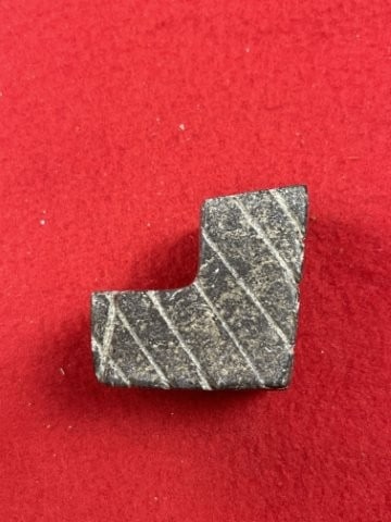 Engraved Stone Pipe Indian Artifact Arrowhead - 3