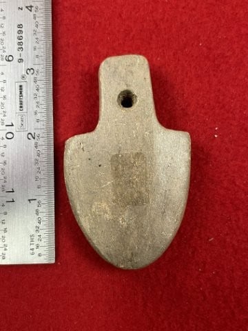 Pendant Indian Artifact Arrowhead: KEY WORDS: INDIAN ARTIFACT ARTIFACTS ARROWHEAD ARROWHEADS NATIVE AMERICAN MISSISSIPPIAN QUAPAW CADDO POTTERY COINS MORGAN DOLLAR PEACE DOLLAR SILVER COINS. All coins have been Sigma tested for