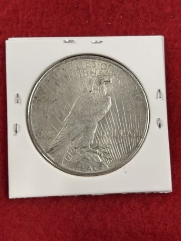 1925 Peace Silver Dollar Coin - 2