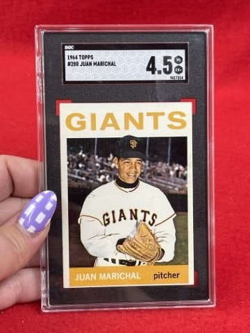 1964 Topps Juan Marichal Baseball Card (1 of 2)
