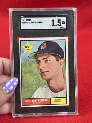 1961 Topps Carl Yastrzemski Baseball Card (1 of 2)