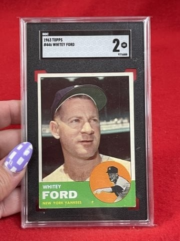 1963 Topps Whitey Ford Baseball Card (1 of 2)