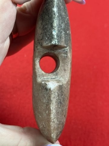 Bannerstone Indian Artifact Arrowhead - 4