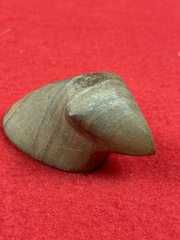 Popeyed Birdstone Indian Artifact Arrowhead: KEY WORDS: INDIAN ARTIFACT ARTIFACTS ARROWHEAD ARROWHEADS NATIVE AMERICAN MISSISSIPPIAN QUAPAW CADDO POTTERY COINS MORGAN DOLLAR PEACE DOLLAR SILVER COINS. All coins have been Sigma tested for