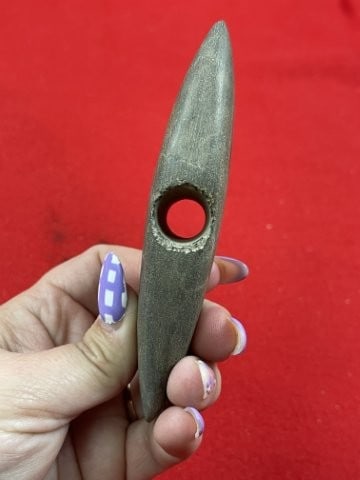 Bannerstone Indian Artifact Arrowhead - 4