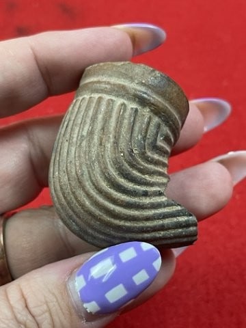 Trade Pipe Indian Artifact Arrowhead - 2