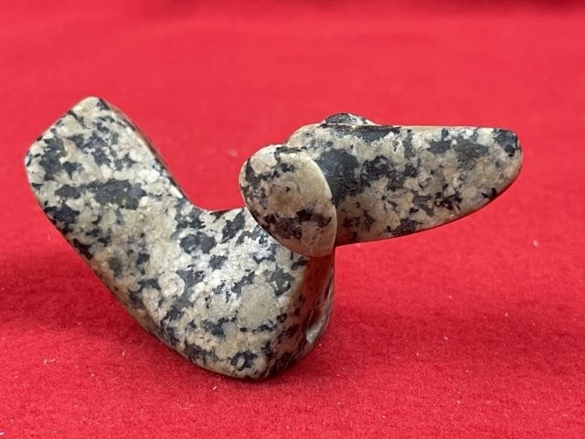 Popeyed Birdstone Indian Artifact Arrowhead: KEY WORDS: INDIAN ARTIFACT ARTIFACTS ARROWHEAD ARROWHEADS NATIVE AMERICAN MISSISSIPPIAN QUAPAW CADDO POTTERY COINS MORGAN DOLLAR PEACE DOLLAR SILVER COINS. All coins have been Sigma tested for