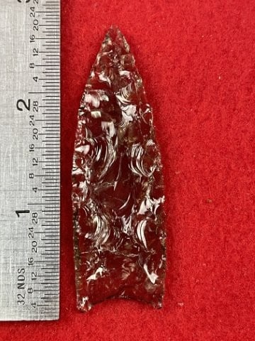 Glass Arrow Point: KEY WORDS: INDIAN ARTIFACT ARTIFACTS ARROWHEAD ARROWHEADS NATIVE AMERICAN MISSISSIPPIAN QUAPAW CADDO POTTERY COINS MORGAN DOLLAR PEACE DOLLAR SILVER COINS. All coins have been Sigma tested for