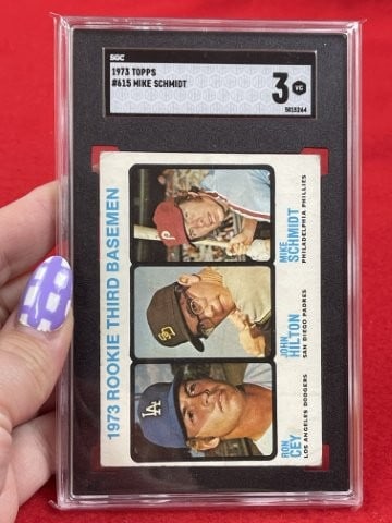 1973 Topps Mike Schmidt Baseball Card: KEY WORDS: INDIAN ARTIFACT ARTIFACTS ARROWHEAD ARROWHEADS NATIVE AMERICAN MISSISSIPPIAN QUAPAW CADDO POTTERY COINS MORGAN DOLLAR PEACE DOLLAR SILVER COINS. All coins have been Sigma tested for authent