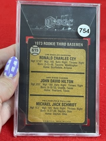 1973 Topps Mike Schmidt Baseball Card - 2