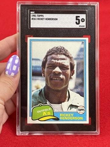 1981 Topps Rickey Henderson Baseball Card: KEY WORDS: INDIAN ARTIFACT ARTIFACTS ARROWHEAD ARROWHEADS NATIVE AMERICAN MISSISSIPPIAN QUAPAW CADDO POTTERY COINS MORGAN DOLLAR PEACE DOLLAR SILVER COINS. All coins have been Sigma tested for