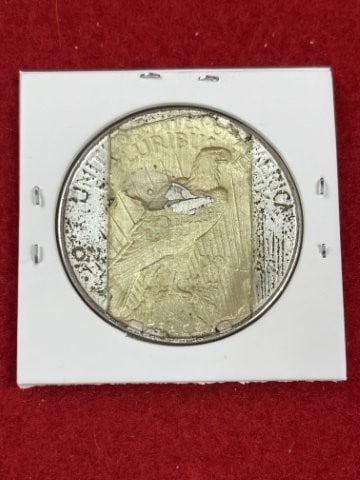 1922 D Peace Silver Dollar Coin - 2