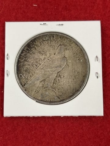 1922 Peace Silver Dollar Coin - 2