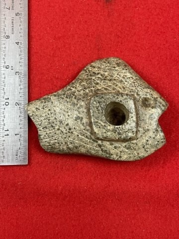 Fish Effigy Stone Pipe Indian Artifact Arrowhead: KEY WORDS: INDIAN ARTIFACT ARTIFACTS ARROWHEAD ARROWHEADS NATIVE AMERICAN MISSISSIPPIAN QUAPAW CADDO POTTERY COINS MORGAN DOLLAR PEACE DOLLAR SILVER COINS. All coins have been Sigma tested for