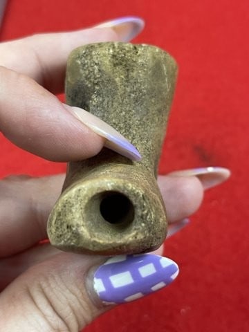 Boot Effigy Stone Pipe Indian Artifact Arrowhead - 3