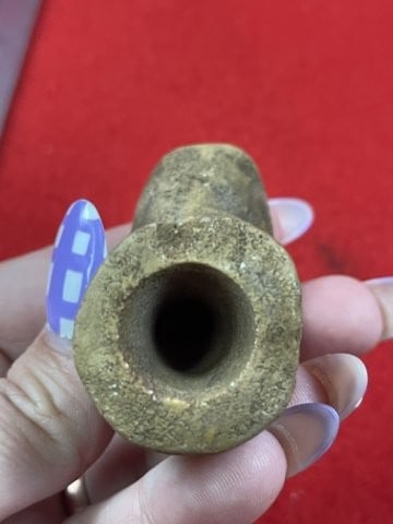 Boot Effigy Stone Pipe Indian Artifact Arrowhead - 4