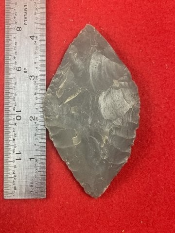 Blade Indian Artifact Arrowhead: KEY WORDS: INDIAN ARTIFACT ARTIFACTS ARROWHEAD ARROWHEADS NATIVE AMERICAN MISSISSIPPIAN QUAPAW CADDO POTTERY COINS MORGAN DOLLAR PEACE DOLLAR SILVER COINS. All coins have been Sigma tested for authent