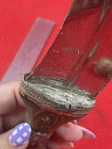 Very Ornate Dagger Indian Artifact Arrowhead - 5