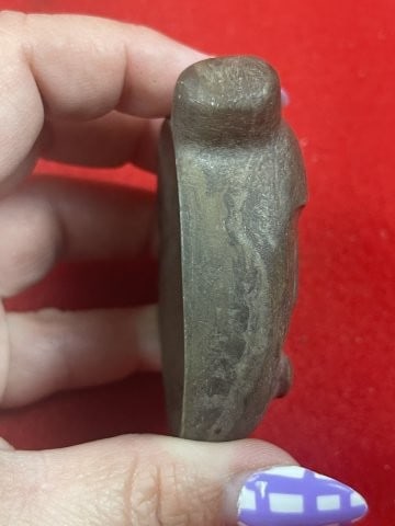 Human Face Effigy Indian Artifact Arrowhead - 3