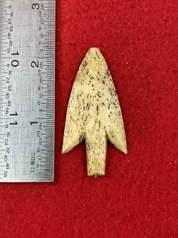 Bone Arrow Point Indian Artifact Arrowhead: KEY WORDS: INDIAN ARTIFACT ARTIFACTS ARROWHEAD ARROWHEADS NATIVE AMERICAN MISSISSIPPIAN QUAPAW CADDO POTTERY COINS MORGAN DOLLAR PEACE DOLLAR SILVER COINS. All coins have been Sigma tested for