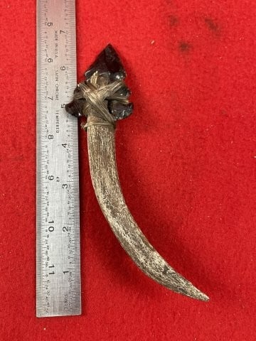 Hafted Obsidian Arrow Point Indian Artifact Arrowhead: KEY WORDS: INDIAN ARTIFACT ARTIFACTS ARROWHEAD ARROWHEADS NATIVE AMERICAN MISSISSIPPIAN QUAPAW CADDO POTTERY COINS MORGAN DOLLAR PEACE DOLLAR SILVER COINS. All coins have been Sigma tested for