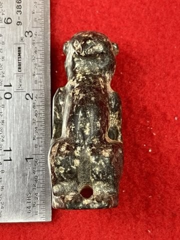 Chinese Jade Hongshan Figurine: KEY WORDS: INDIAN ARTIFACT ARTIFACTS ARROWHEAD ARROWHEADS NATIVE AMERICAN MISSISSIPPIAN QUAPAW CADDO POTTERY COINS MORGAN DOLLAR PEACE DOLLAR SILVER COINS. All coins have been Sigma tested for authent