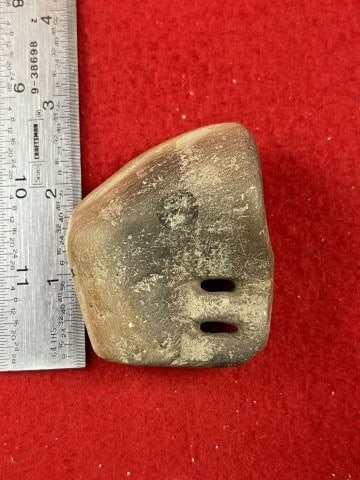 Pottery Pipe Indian Artifact Arrowhead - 2