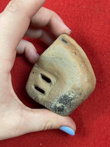 Pottery Pipe Indian Artifact Arrowhead - 4