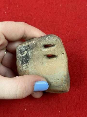 Pottery Pipe Indian Artifact Arrowhead - 6