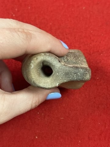 Pottery Pipe Indian Artifact Arrowhead - 7