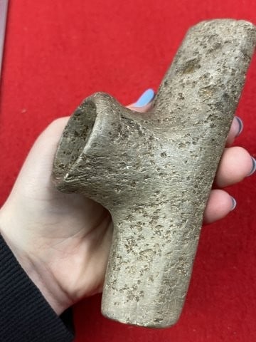 Stone Pipe Indian Artifact Arrowhead - 6