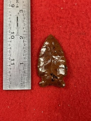 Mahogany Obsidian Arrow Point Indian Artifact Arrowhead: KEY WORDS: INDIAN ARTIFACT ARTIFACTS ARROWHEAD ARROWHEADS NATIVE AMERICAN MISSISSIPPIAN QUAPAW CADDO POTTERY COINS MORGAN DOLLAR PEACE DOLLAR SILVER COINS. All coins have been Sigma tested for