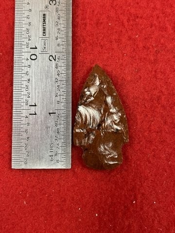 Mahogany Obsidian Arrow Point Indian Artifact Arrowhead: KEY WORDS: INDIAN ARTIFACT ARTIFACTS ARROWHEAD ARROWHEADS NATIVE AMERICAN MISSISSIPPIAN QUAPAW CADDO POTTERY COINS MORGAN DOLLAR PEACE DOLLAR SILVER COINS. All coins have been Sigma tested for