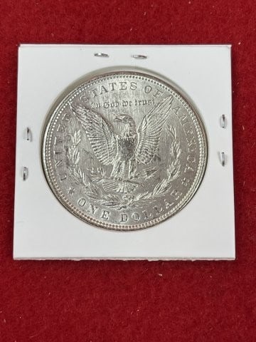 1884 UNC Morgan Silver Dollar Coin - 2