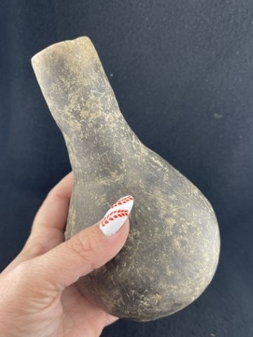 Caddo Water Bottle Solid Indian Artifact Arrowhead - 7