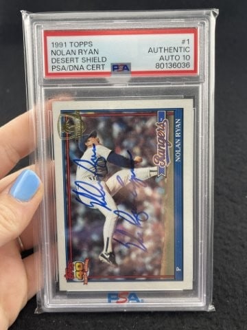 Nolan Ryan Hand Signed Authentic Autograph: KEY WORDS: INDIAN ARTIFACT ARTIFACTS ARROWHEAD ARROWHEADS NATIVE AMERICAN MISSISSIPPIAN QUAPAW CADDO POTTERY COINS MORGAN DOLLAR PEACE DOLLAR SILVER COINS. All coins have been Sigma tested for authent