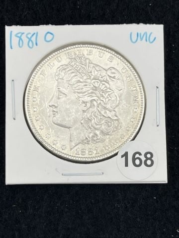 1881 O UNC Morgan Silver Dollar Coin (1 of 2)