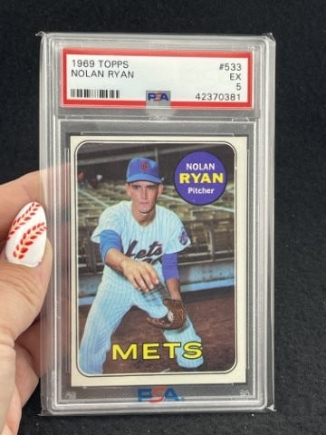 1969 Topps Nolan Ryan Baseball Card (1 of 2)
