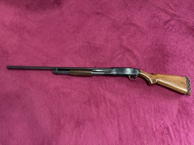 Winchester Model 12 28 Gauge MOD Serial #7494xx beautiful condition other than at one time it was: Winchester Model 12 28 Gauge MOD Serial #7494xx beautiful condition other than at one time it was tapped for a scope and the screw holes have been repaired & re-finished