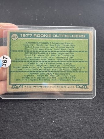 Andre Dawson Hand Signed Authentic Autograph - 2