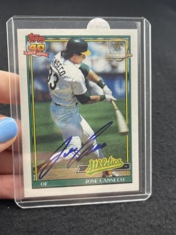 Jose Canseco Hand Signed Authentic Autograph (1 of 2)