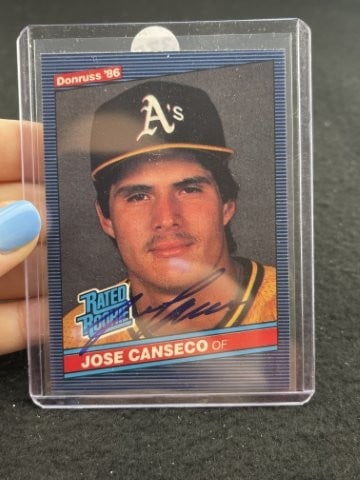 Jose Canseco Hand Signed Authentic Autograph (1 of 2)