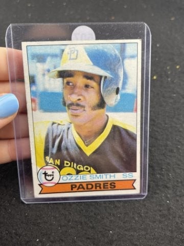 1979 Topps Ozzie Smith Baseball Card: KEY WORDS: INDIAN ARTIFACT ARTIFACTS ARROWHEAD ARROWHEADS NATIVE AMERICAN MISSISSIPPIAN QUAPAW CADDO POTTERY COINS MORGAN DOLLAR PEACE DOLLAR SILVER COINS. All coins have been Sigma tested for authent